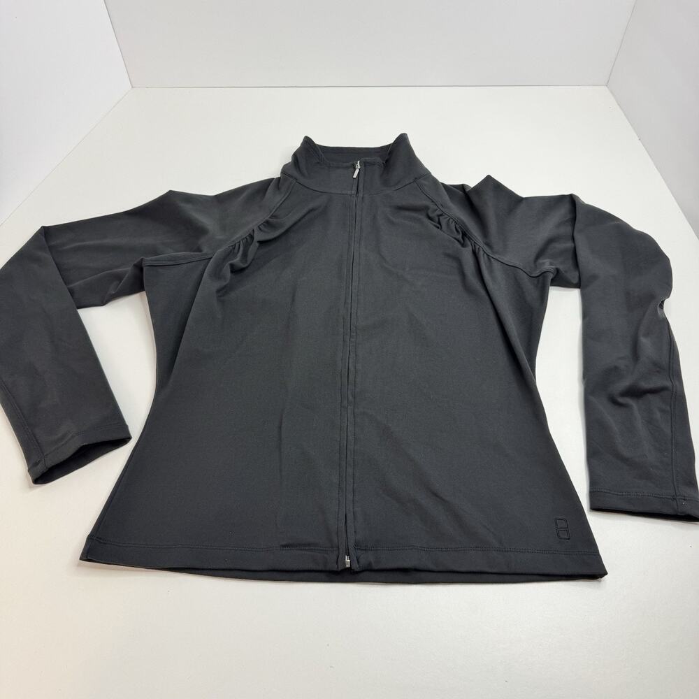 Lucy Medium Black Long-Sleeve Jacket Full Zip Athleisure